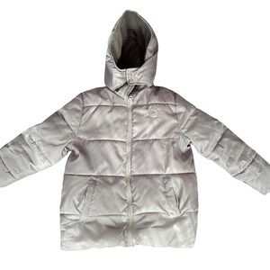 iXtreme Boys Puffer Jacket Size 10/12 Gray Hooded Winter Coat Outerwear